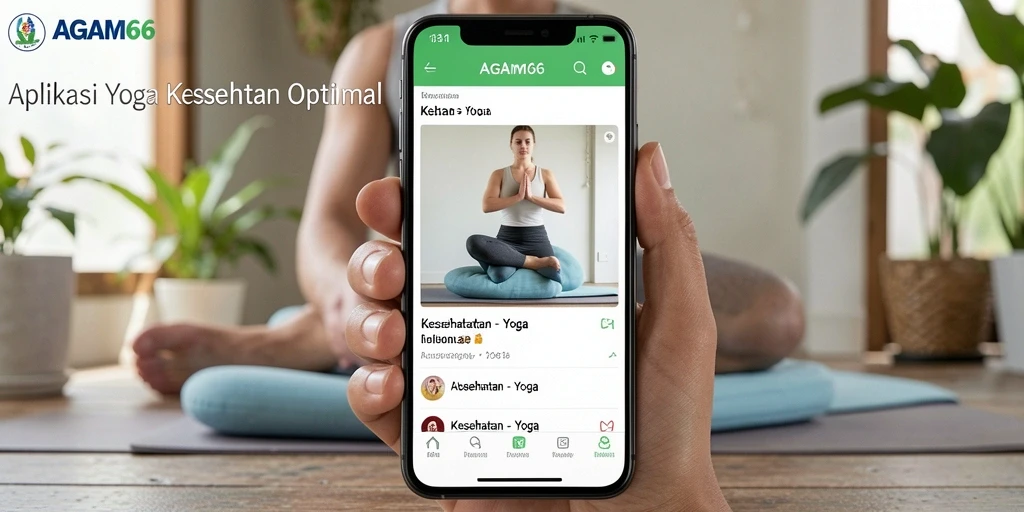 Antarmuka pengguna AGAM66 yang intuitif untuk latihan Yoga.