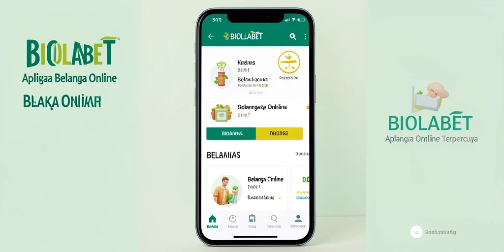 Antarmuka aplikasi BIOLABET yang ramah pengguna.