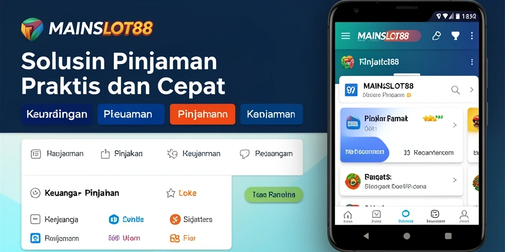 Antarmuka aplikasi MAINSLOT88 yang sederhana dan user-friendly.