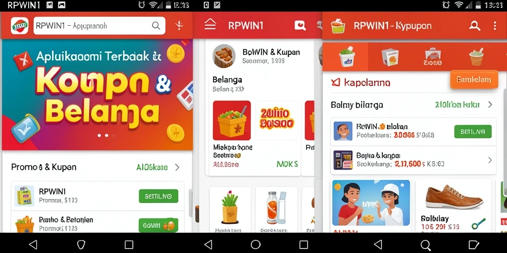 Antarmuka aplikasi RPWIN1 yang memudahkan pencarian kupon.