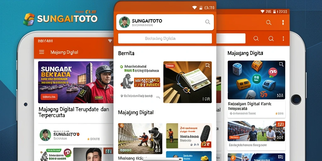 Antarmuka SUNGAITOTO yang menarik dan informatif.