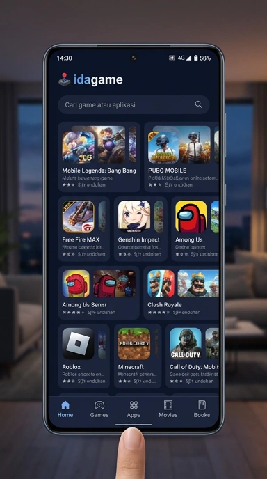 indeks aplikasi populer & kanal uji hari ini | idagame